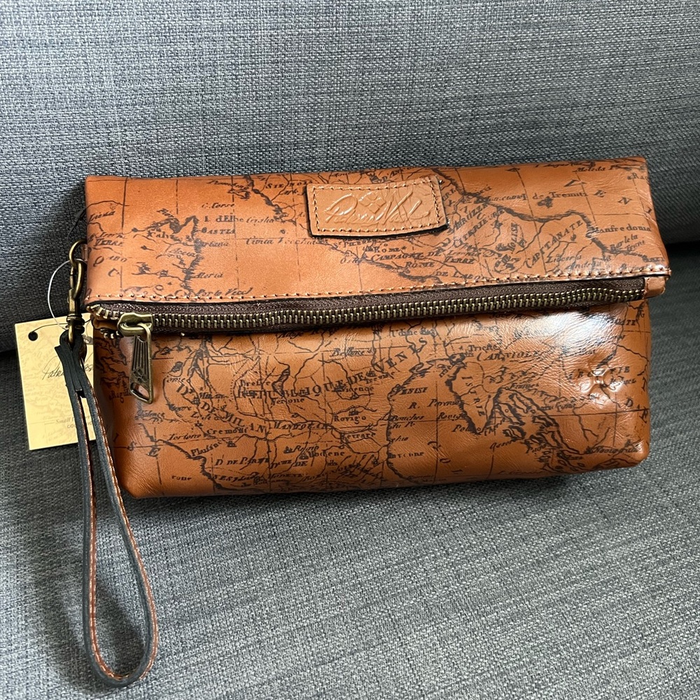 NWT PATRICIA NASH VALERIE WRISTLET FOLDED MAKEUP BAG POUCH CLUTCH
